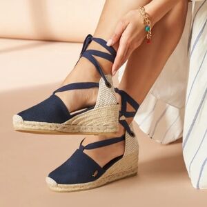 Viscata Escala Canvas Espadrille Wedges